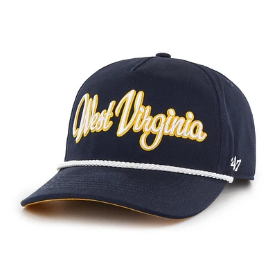 West Virginia 47 Brand Script Overhand Hitch Hat