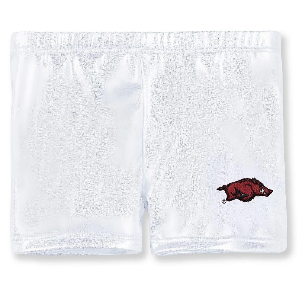 Arkansas ZooZatz Toddler Dance Shiny Shorts