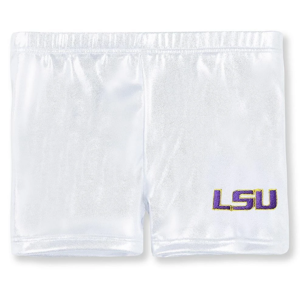 LSU ZooZatz Toddler Dance Shiny Shorts