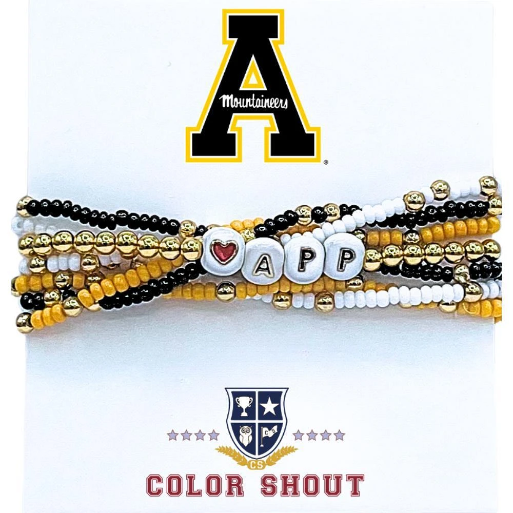 App State Color Shout Set of 6 Stretch Bracelets