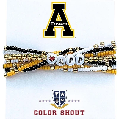 App State Color Shout Set of 6 Stretch Bracelets