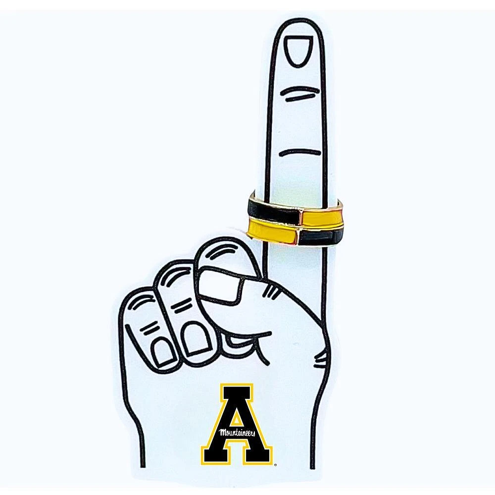 App State Color Shout Game Day Stack Ring Set