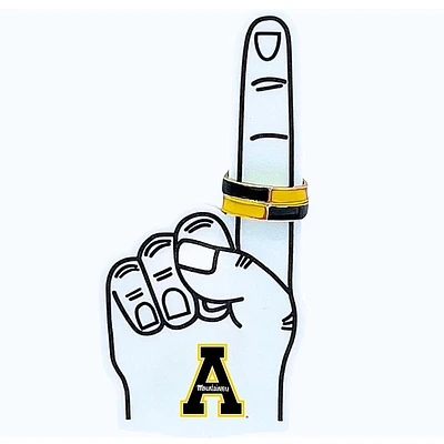 App State Color Shout Game Day Stack Ring Set