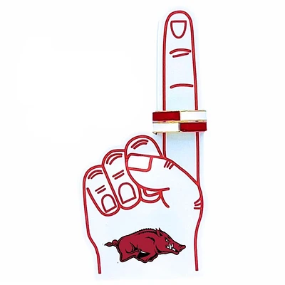 Arkansas Color Shout Game Day Stack Ring Set
