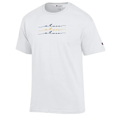 ETSU Champion Women's Script Repeat Tee