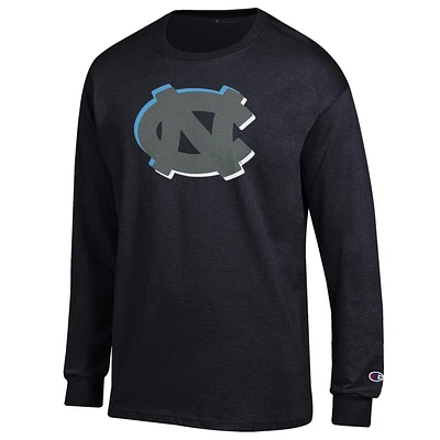 UNC Champion Tonal with Shading NC Interlock Long Sleeve Tee