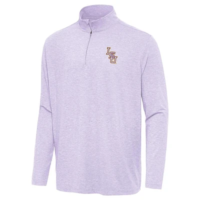 LSU Tigers Antigua Hunk Interlock 1/4 Zip Pullover