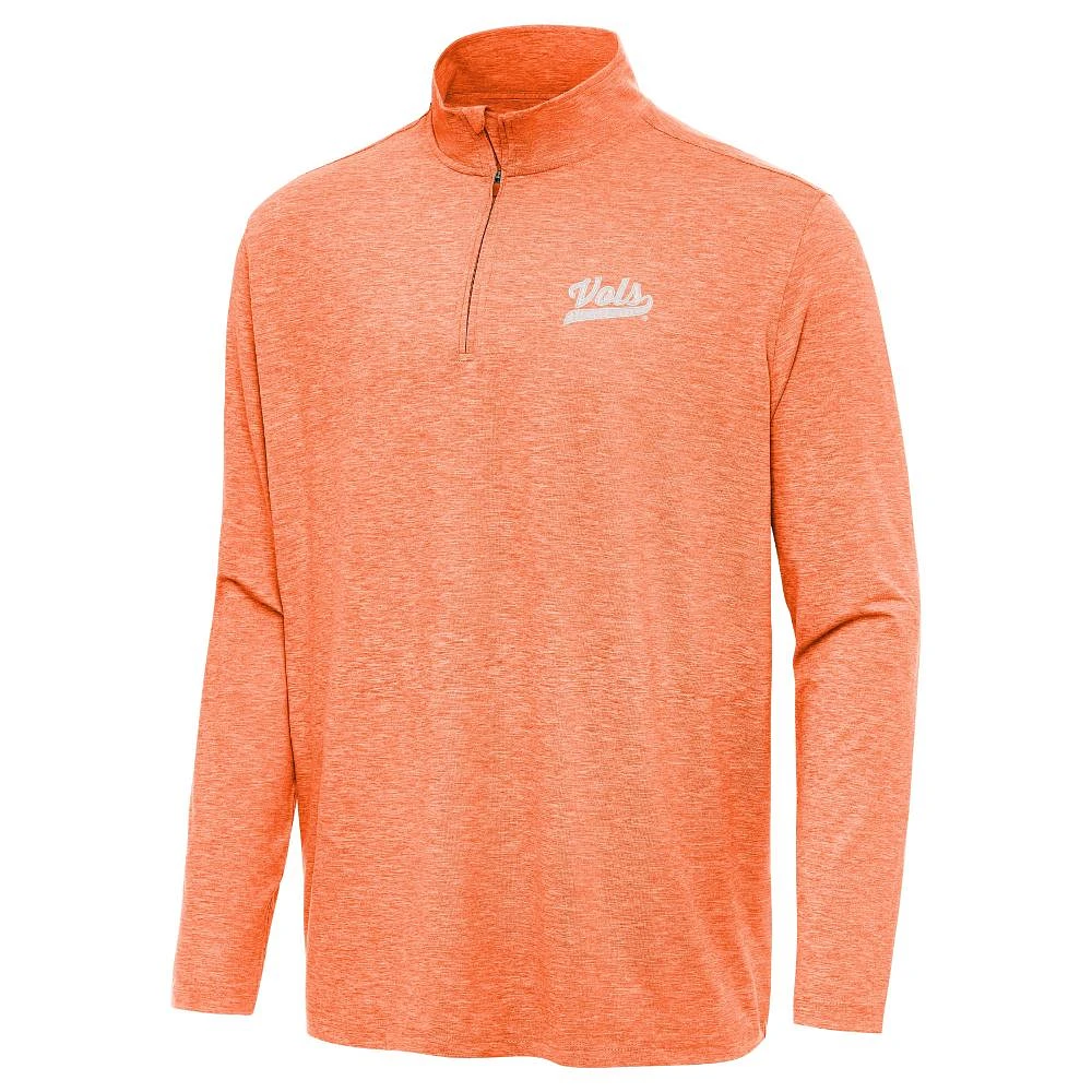 Tennessee Antigua Hunk Vols Script 1/4 Zip Pullover