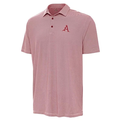 Arkansas Antigua Twine Baseball Polo