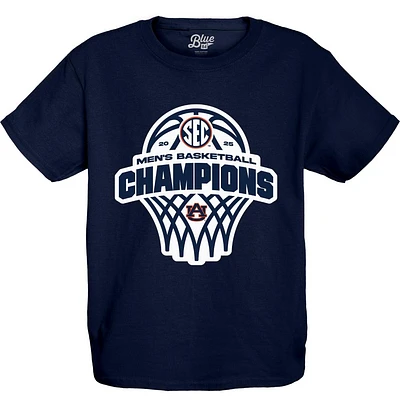 Auburn 2024-2025 SEC Basketball Regular Season Champions YOUTH Locker Room Tee