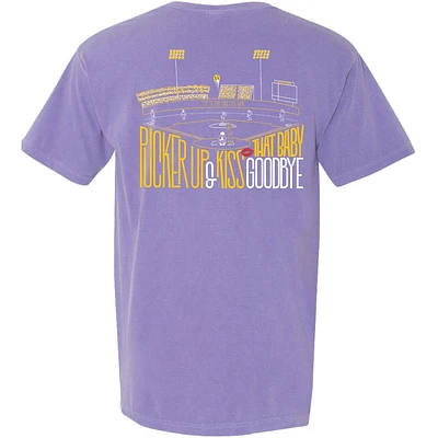 LSU Bayou Apparel Softball Pucker Up Comfort Colors Tee