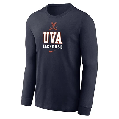 Virginia Nike Dri-Fit Legend Lacrosse Long Sleeve Tee