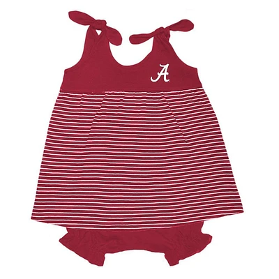 Alabama Infant Striped Sundress with Bloomers
