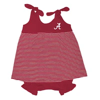 Alabama Infant Striped Sundress with Bloomers