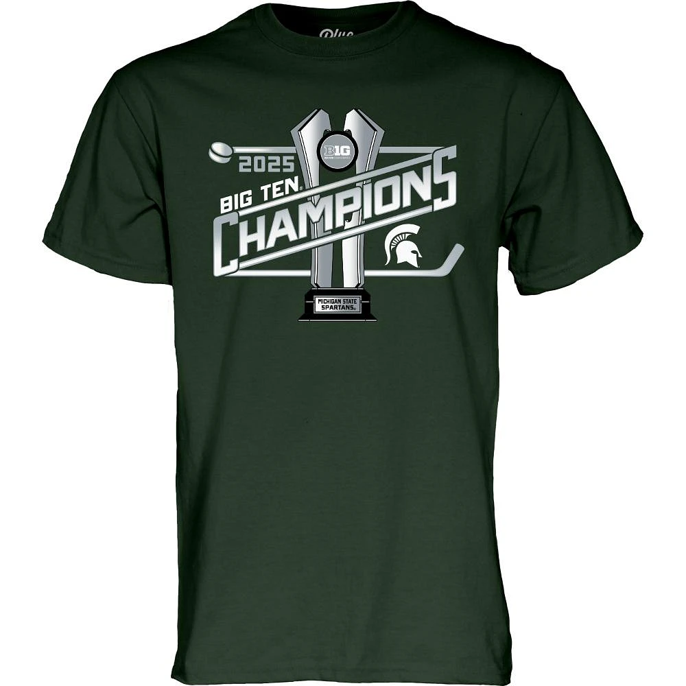 Michigan State 2025 Big 10 Ice Hockey Regular Season Champions Tee