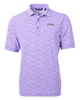 LSU Cutter & Buck Tigers Arch Eco Botanical Print Polo
