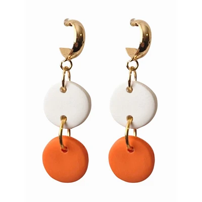 Tennessee Sweet Tree Jewelry Ember Double Circle Drop Earrings