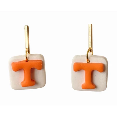 Tennessee Sweet Tree Logo Bar Stud Earrings