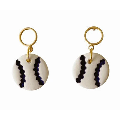 Purple Sweet Tree Jewelry Curveball Earrings