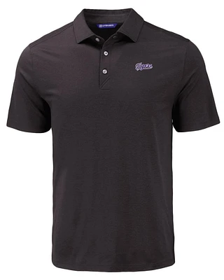 LSU Cutter & Buck Script Tigers Coastline Comfort Polo