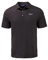 LSU Cutter & Buck Script Tigers Coastline Comfort Polo