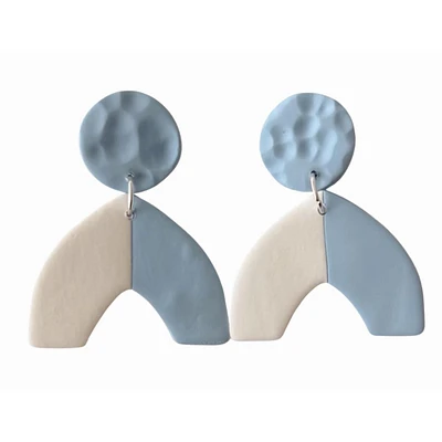 Light Blue and White Sweet Tree Jewelry Addyson Earrings