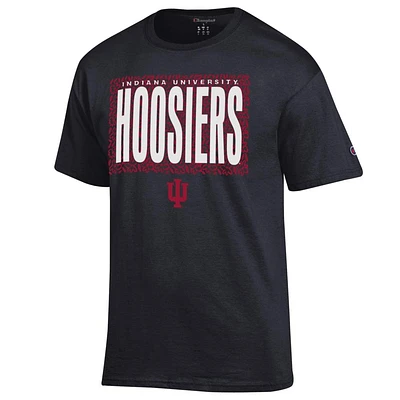 Indiana Champion Rectangle Over Print with Logo Tee
