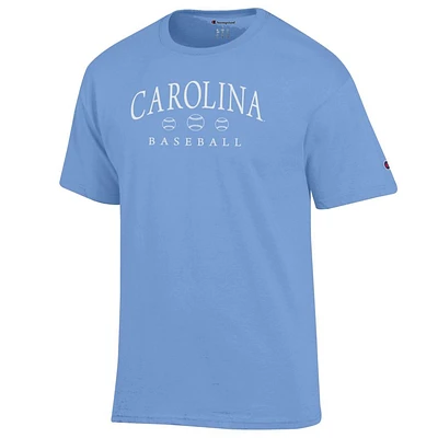 UNC Champion Arch Baseball Tee