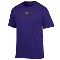 LSU Champion Straight Wordmark Tee