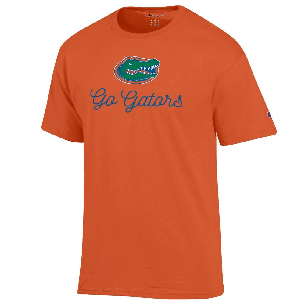Florida Champion Logo Over Script Tee