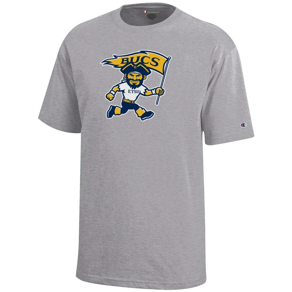 ETSU Champion YOUTH Giant Logo Running Bucky Tee