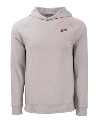 LSU Cutter & Buck Tigers Script Adapt Heathered Hoodie