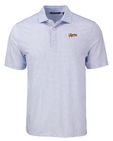 LSU Cutter & Buck Tigers Script Pike Diamond Dot Print Polo