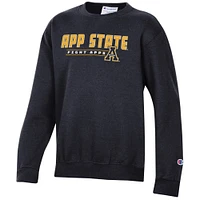 App State Champion YOUTH Wordmark Over War Cry Logo Crew