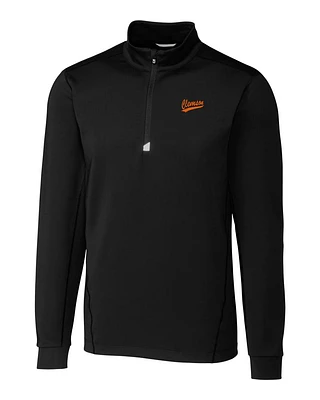 Clemson Script Cutter & Buck Traverse 1/4 Zip Pullover