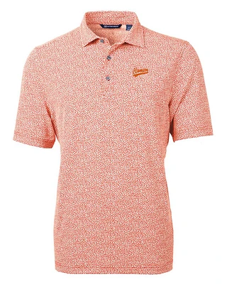 Clemson Script Cutter & Buck Eco Botanical Print Polo