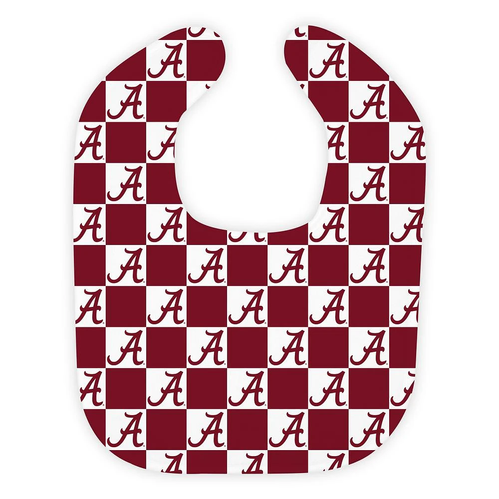 Alabama Wee Ones Checkerboard Soft Bib