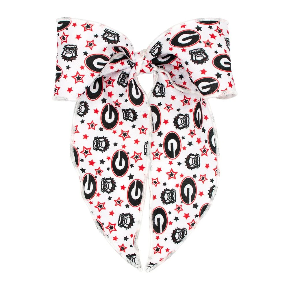 Georgia Wee Ones Signature Collegiate Logo Whimsy Tail Bow