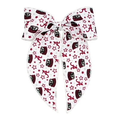 Alabama Wee Ones Signature Collegiate Logo Whimsy Tail Bow