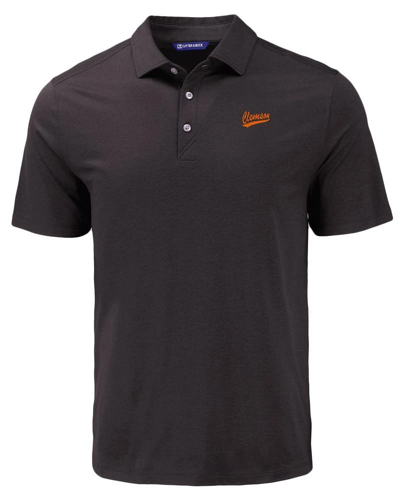 Clemson Script Cutter & Buck Coastline Comfort Polo