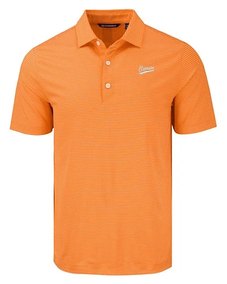 Clemson Script Cutter & Buck Forge Fine Line Polo