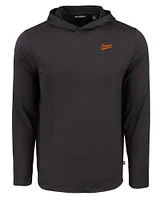 Clemson Script Cutter & Buck Coastline Epic Comfort Hooded Shirt
