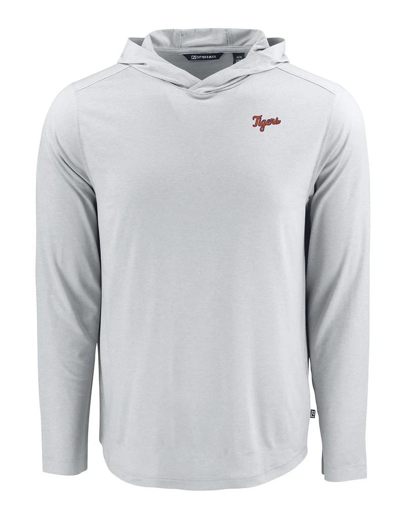 Clemson Cutter & Buck Tigers Script Coastline Epic Comfort Hooded Shirt