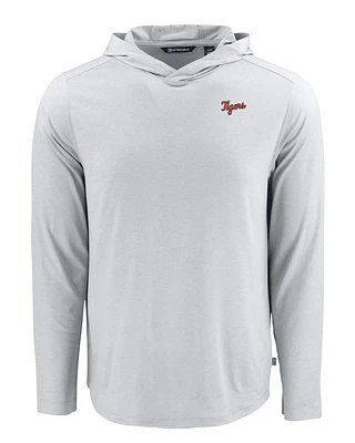 Clemson Cutter & Buck Tigers Script Coastline Epic Comfort Hooded Shirt
