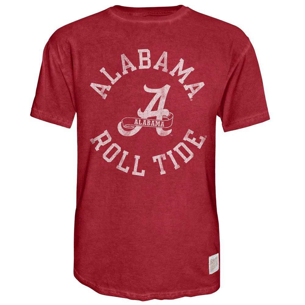 Alabama Retro Brand Arch Mascot Oil Wash Tee