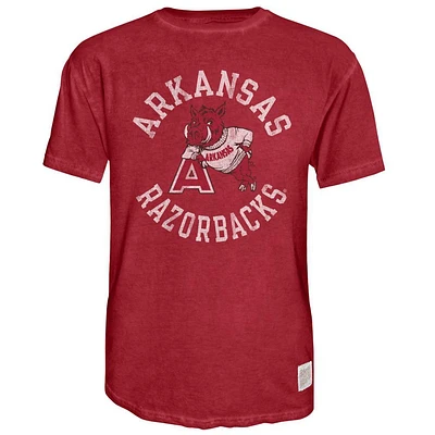 Arkansas Retro Brand Arch Mascot Oil Wash Tee