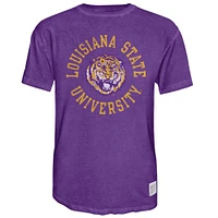 LSU Retro Brand Arch Mascot Oil Wash Tee