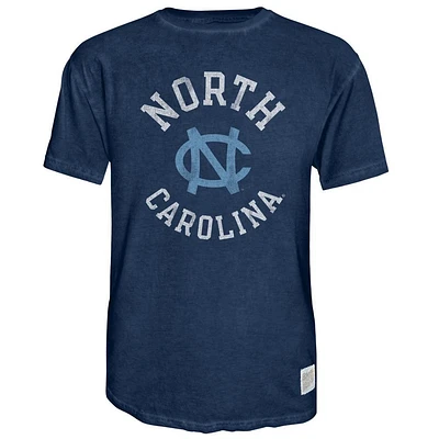 UNC Retro Brand Arch Mascot Oil Wash Tee