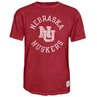 Nebraska Retro Brand Arch Mascot Oil Wash Tee