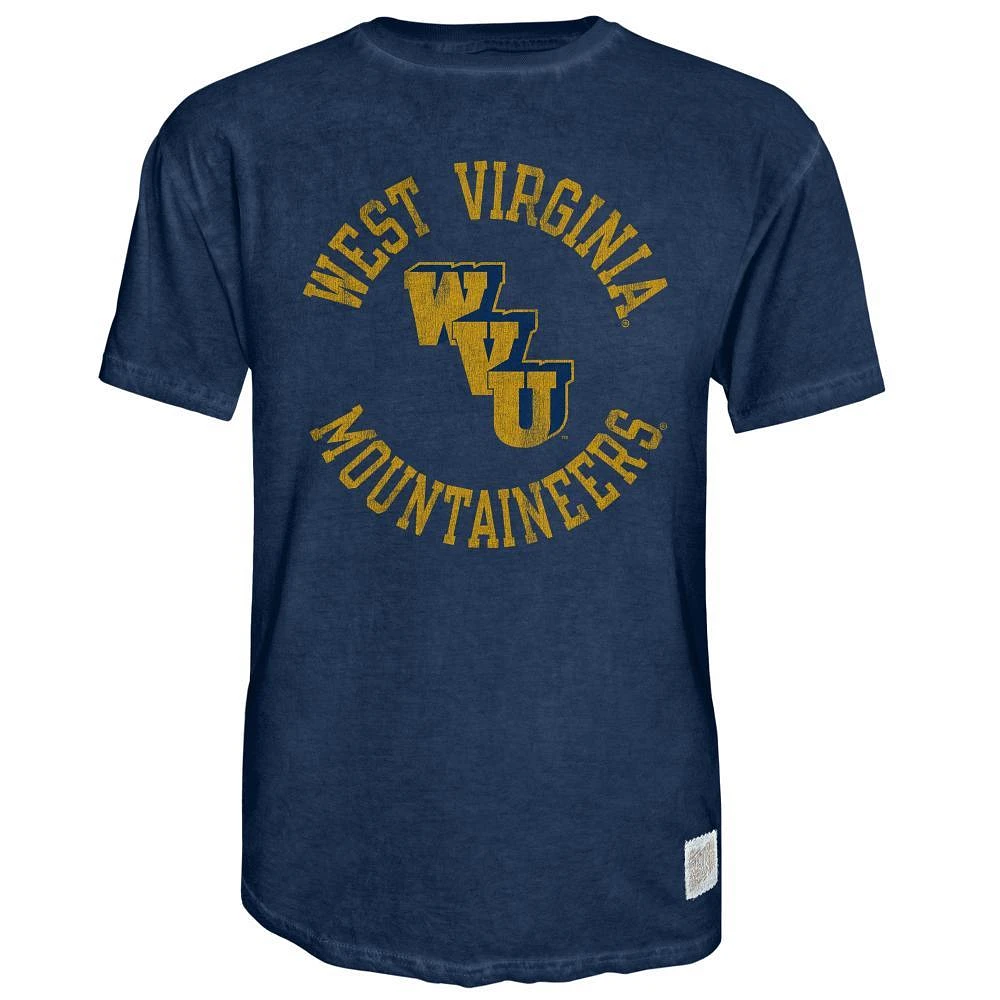 West Virginia Retro Brand Arch Mascot Oil Wash Tee